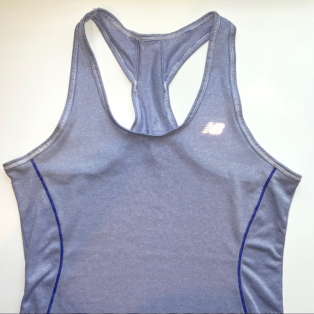 NEW BALANCE Light Purple Racerback Active Tank Top
